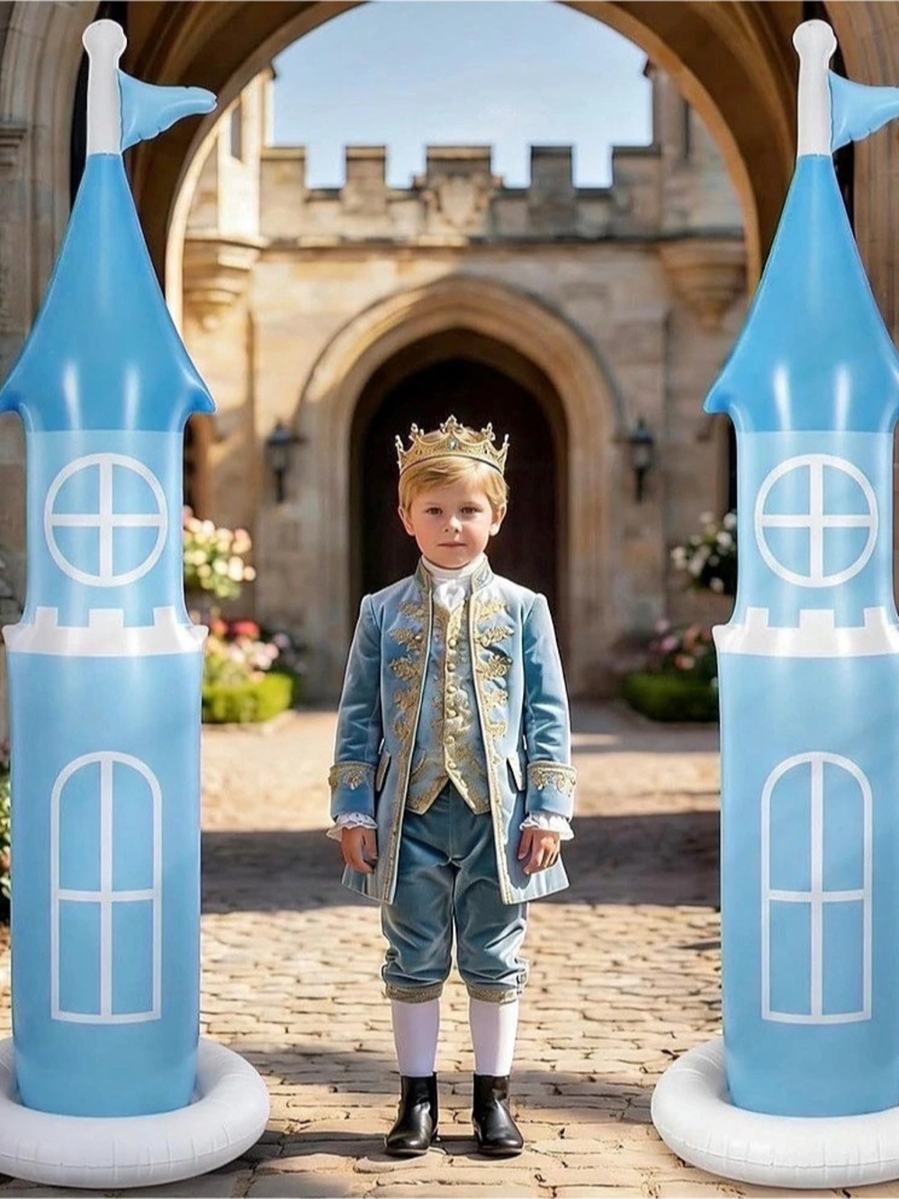 Blue Castle Inflatable Decor - Picture 2 of 5